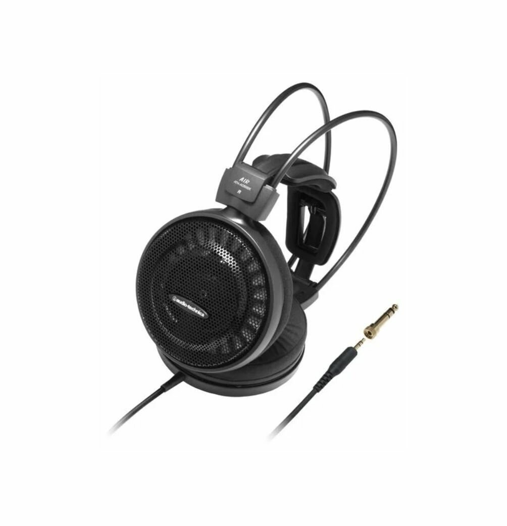 Наушники AUDIO-TECHNICA ATH-AD500X, 3.5 мм/6.3 мм, мониторные, черный [15116270] - фото №19