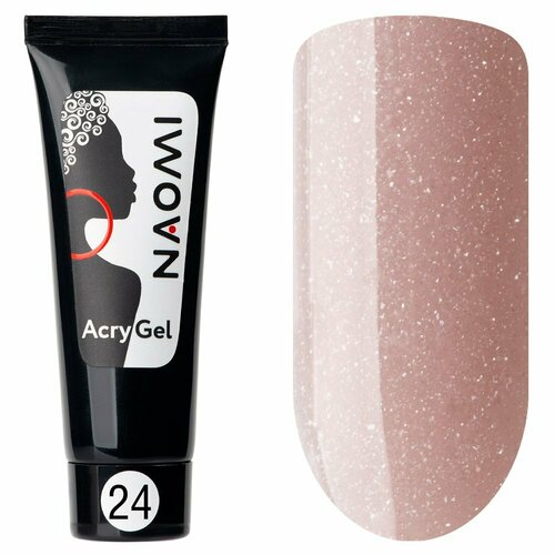 naomi acrygel 15гр в тубе new 24 пыльный беж мерцание Naomi AcryGel, 15гр (в тубе) NEW 24 Пыльный беж (мерцание)