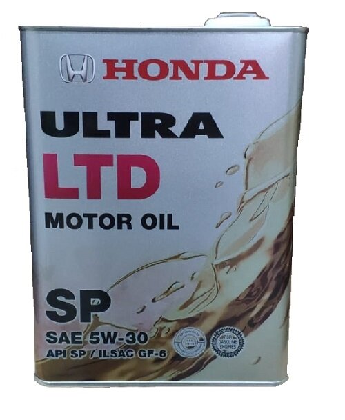 Синтетическое моторное масло Honda Ultra LTD 5W-30 SP, 4 л, 1 шт.