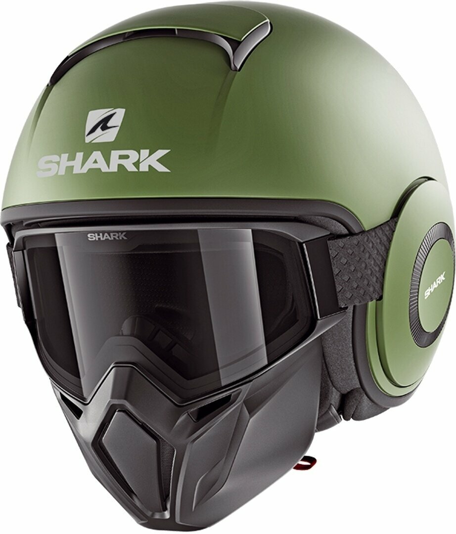 Мотошлем открытый SHARK STREET DRAK BLANK MAT Green XS