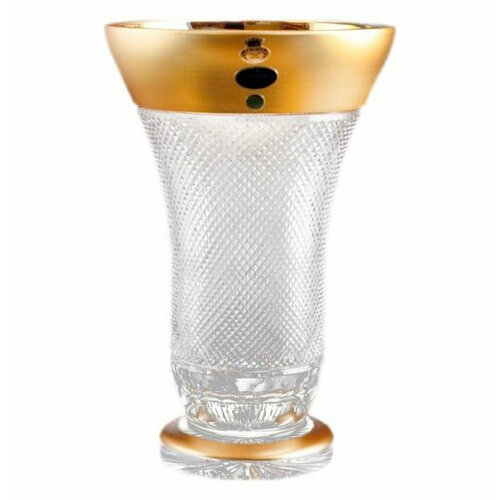 Ваза для цветов 30,5 см н/н Bohemia Gold 