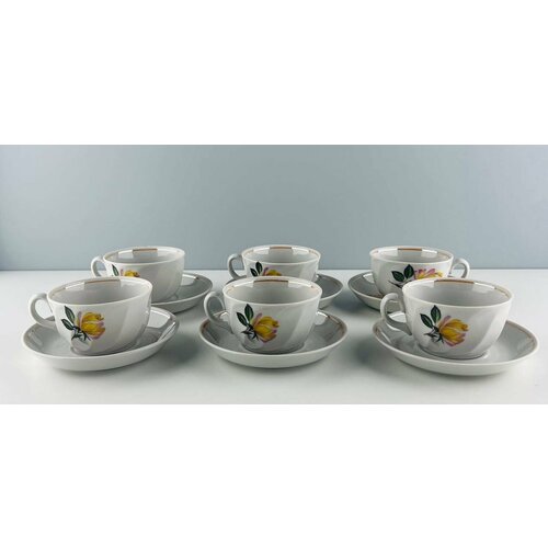 Винтажный набор чайных пар 