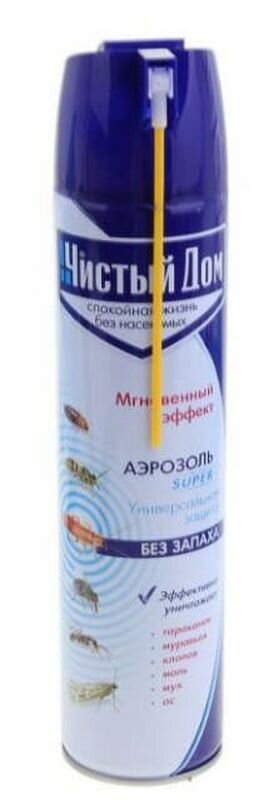 Чистый Дом Аэрозоль супер Универсальный 600мл