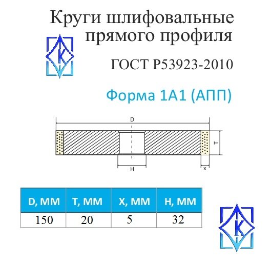 Шлифовальный круг алмазный КристАл Лтд - фото №3