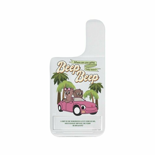 Сменная вкладка с кардхолдером полупрозрачная для чехла DPARKS для IPhone 12/ 12 PRO