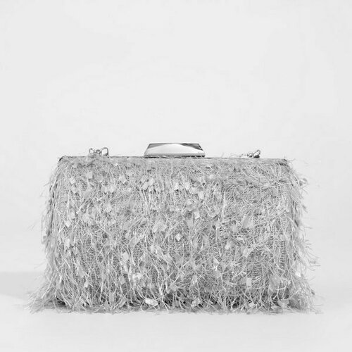 фото Сумка клатч сима-ленд, серый сима-лэнд