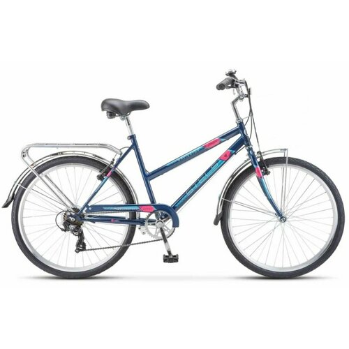 фото Велосипед взрослый дорожный stels navigator 26" 255 v z010 рама 19" морская волна