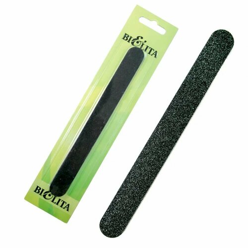 Белита Пилка для ногтей наждачная на блистере прямая цвет чёрный 1752 389₽