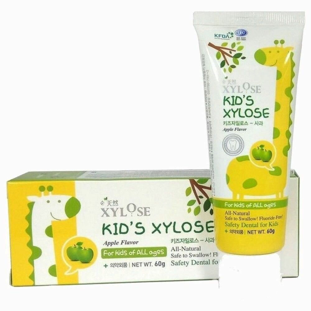 Hanil Зубная паста с экстрактом яблока для детей 'XYLOSE KID'S Xylose Apple' 60 гр (Hanil, ) - фото №2