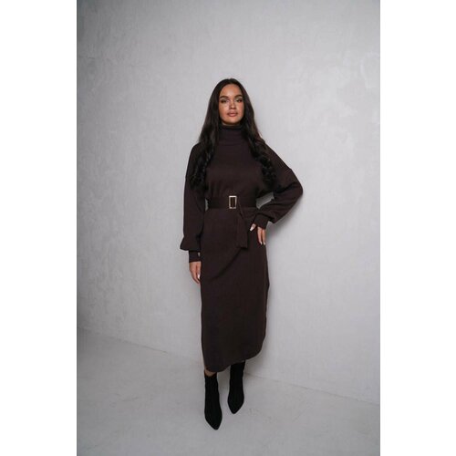 фото Платье galore, размер 42-50, коричневый