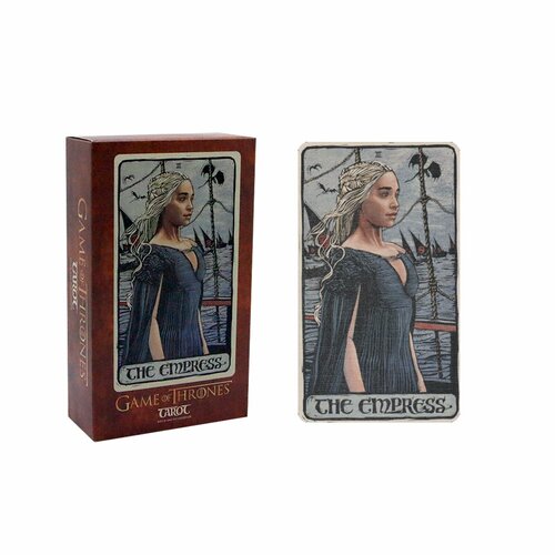 Карты Таро гадальные Game of Thrones Tarot, Игра престолов, 12x7см, 78шт. обложка на паспорт игра престолов чёрная