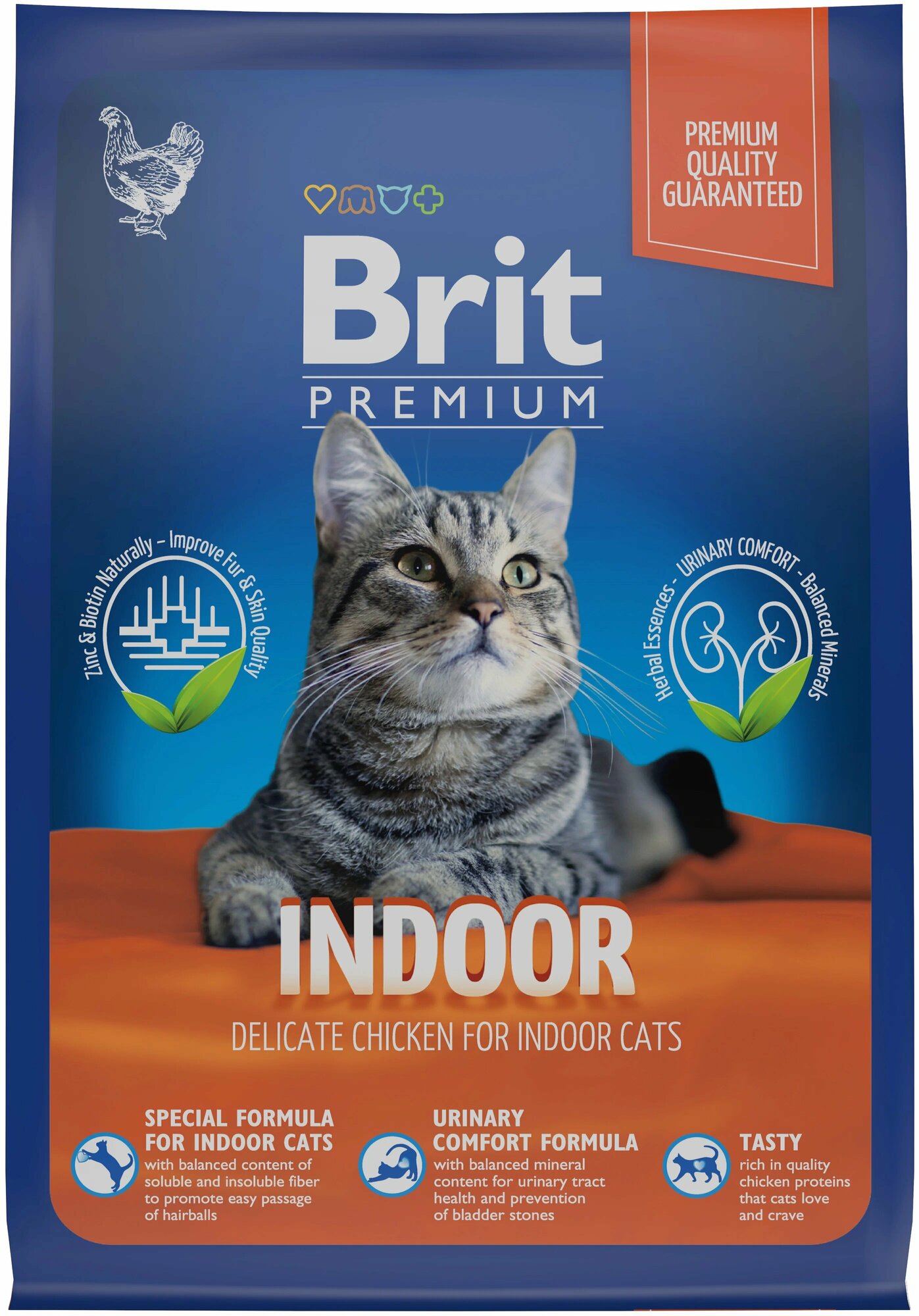 Сухой корм для кошек Brit Premium, с курицей 400 г