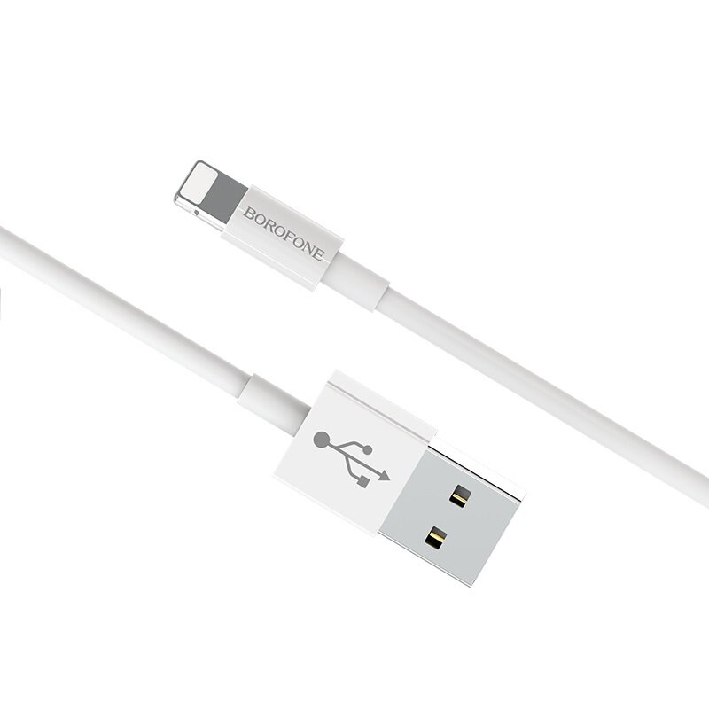 Borofone Кабель USB - Lightning 1м Borofone BX22, 2.4A White