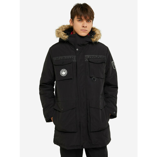 Парка Camel Men's jacket, размер 48, черный