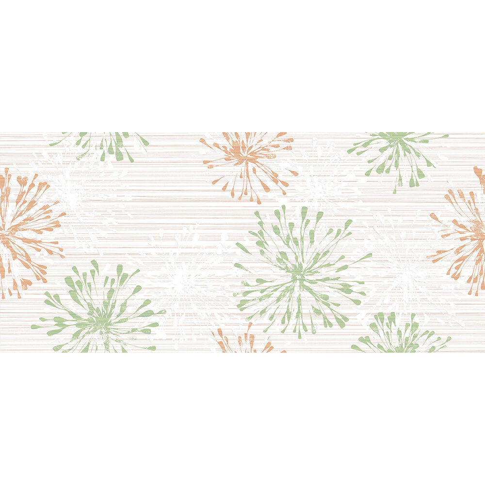 фото Плитка облицовочная Cersanit Light одуванчик многоцветная 440x200x8,5 мм (12 шт.=1,056 кв. м)