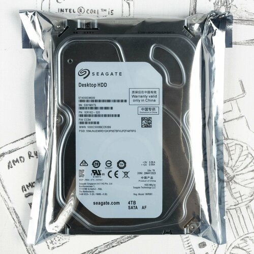 35 жесткий диск Seagate Desktop 4Tb 957500₽
