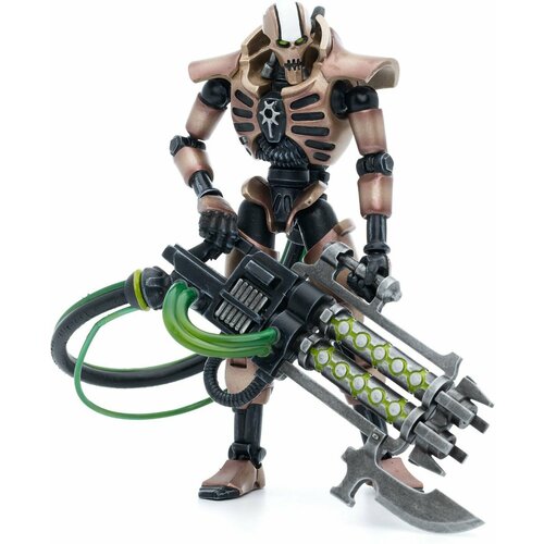 Фигурка Warhammer 40 000: Necrons Szarekhan Dynasty – lmmortal with Gauss Blaster 1:18 (12.5 см) набор фигурок подвижных necrons szarekhan dynasty lmmortal with tesla carbine