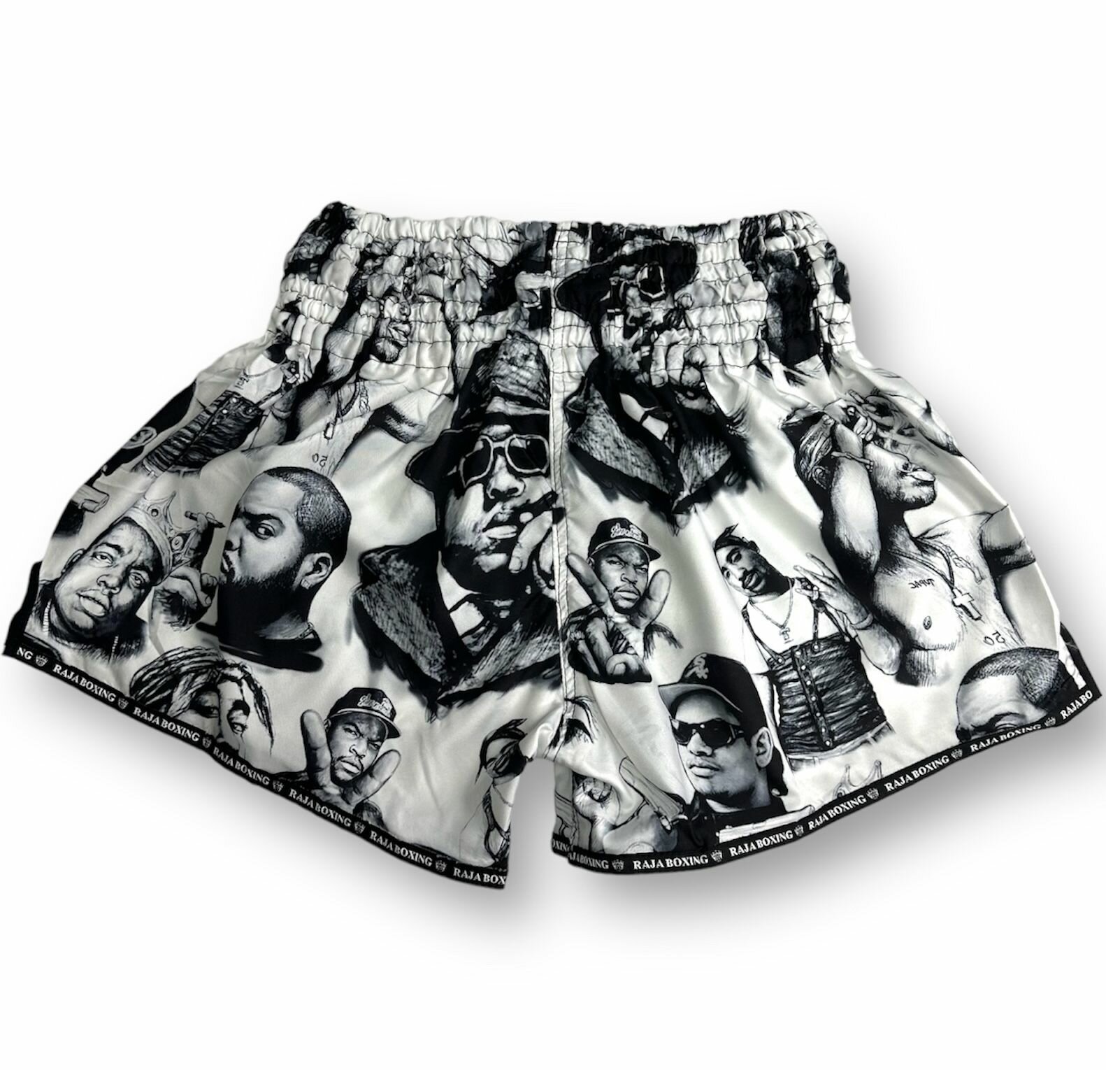 Трусы боксерские Raja Базовая коллекция, размер S, черный, белый — фото 1