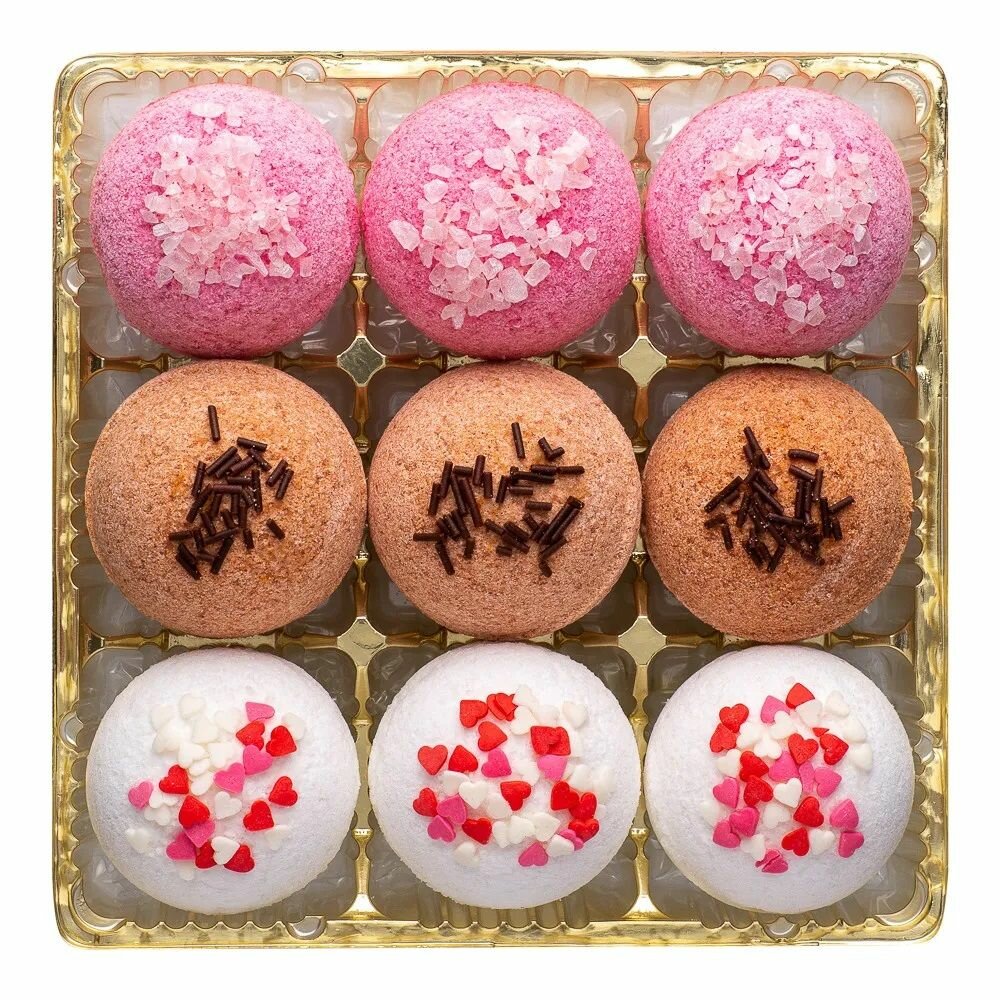Набор бурлящих шаров Laboratory Katrin Candy bath bar La boite des bonbons 9шт*40г - фото №7