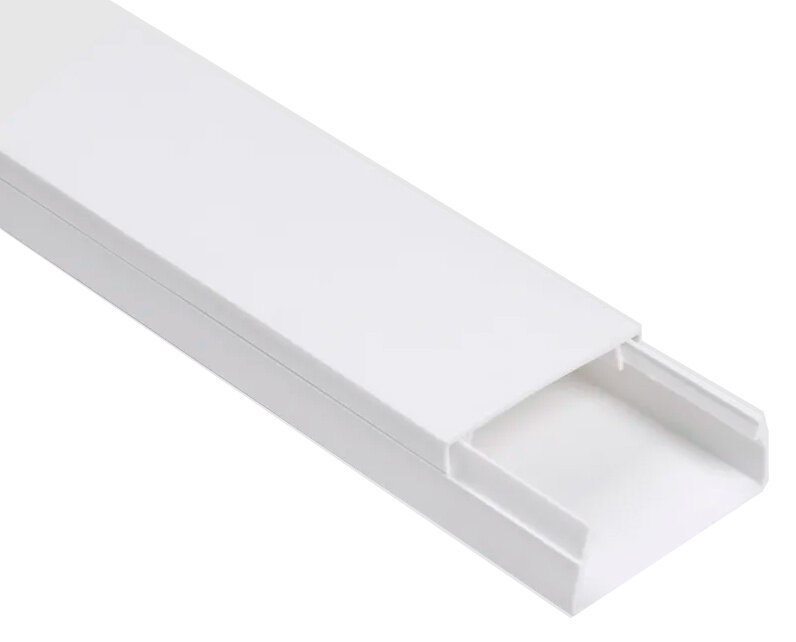 Кабельный канал IEK CKK11-040-025-1-K01 Ecoline 40x25мм белый 2м (упак:1шт)