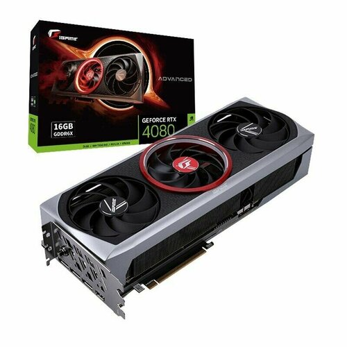 Видеокарта Colorful RTX4080 16GB iGame Advanced OC-V GDDR6X 256bit HDMI 3xDP 14332500₽