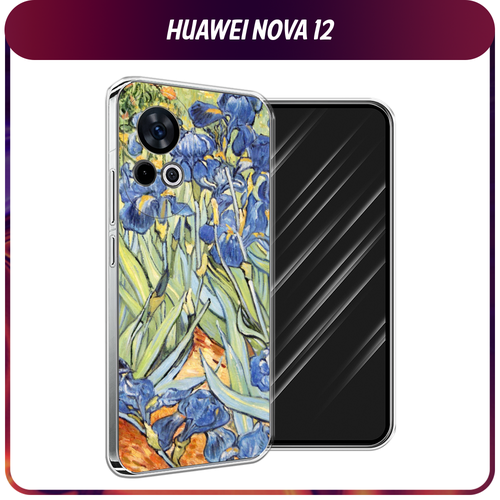 Силиконовый чехол на Huawei Nova 12 / Хуавей Нова 12 Ирисы Ван Гог силиконовый чехол на huawei nova 12 pro хуавей нова 12 про ван гог