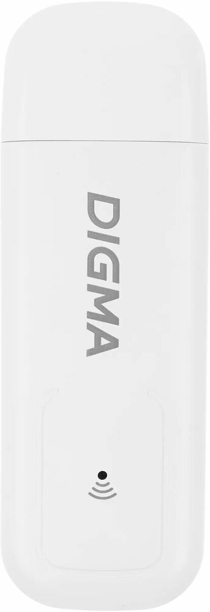 Модем Digma Dongle WiFi DW1961 3G/4G, внешний, белый [dw1961-wt]