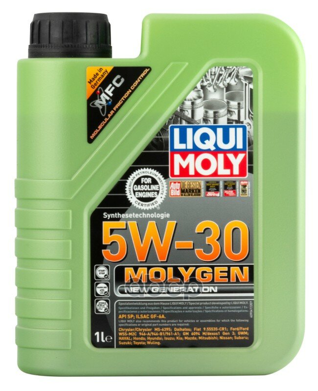 LIQUI MOLY Нс-Синтетическое Моторное Масло Molygen New Generation 5W-30 1Л