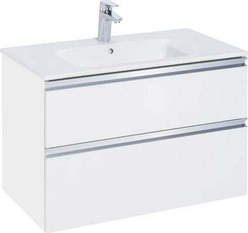 фото Тумба под раковину Roca The Gap 80 A857399806, белый глянец