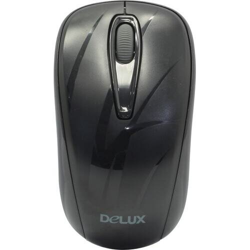 Мышь Delux Wireless Mouse DLM-107GX+G07UF Black