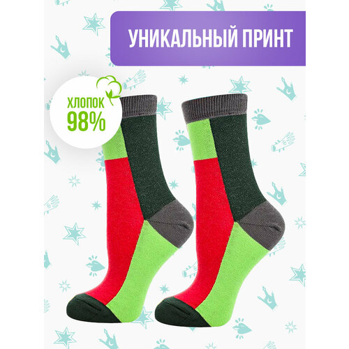 фото Носки big bang socks, размер 35-39, красный