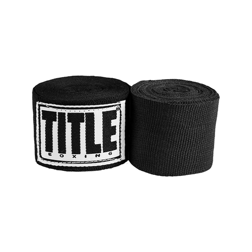 Боксерские бинты TITLE Boxing Mexican Style 180 Black (One Size)