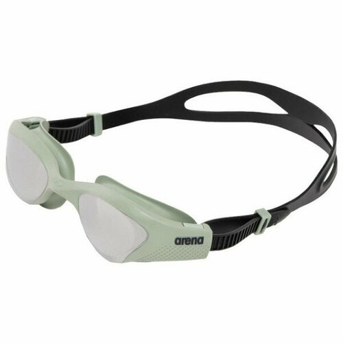 Очки ARENA The One Mirror (нефритовый-черный (003152/102)) черный, серый, размер One Size