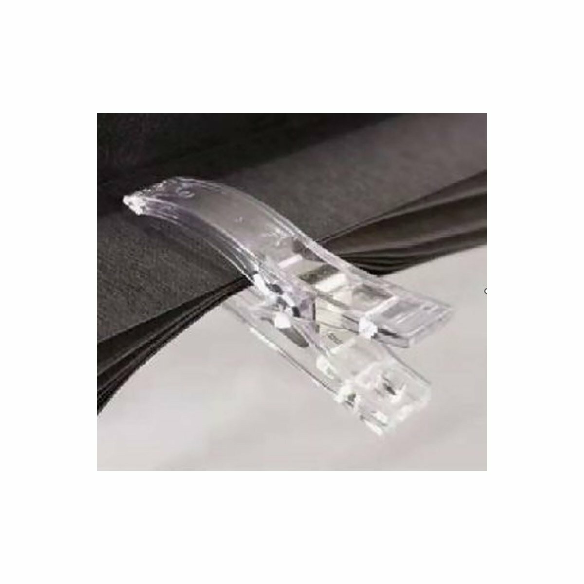 Клипсы для занавесок-плиссе 5 шт 55 см пластмасса металл (106826)