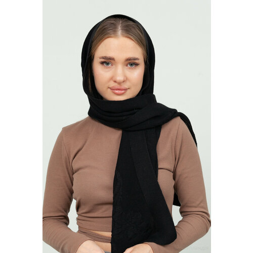 фото Шарф шапландия,30х30 см, one size, черный