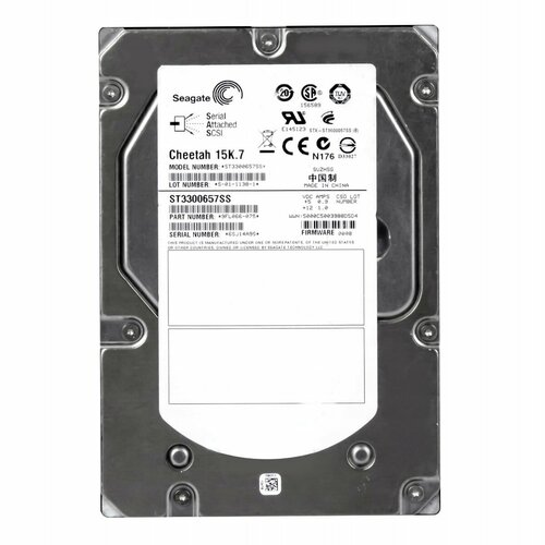 Жесткий диск Seagate HP 15K RPM 300GO MSA2 DUAL-PORT SAS 9FL066-075 1449400₽