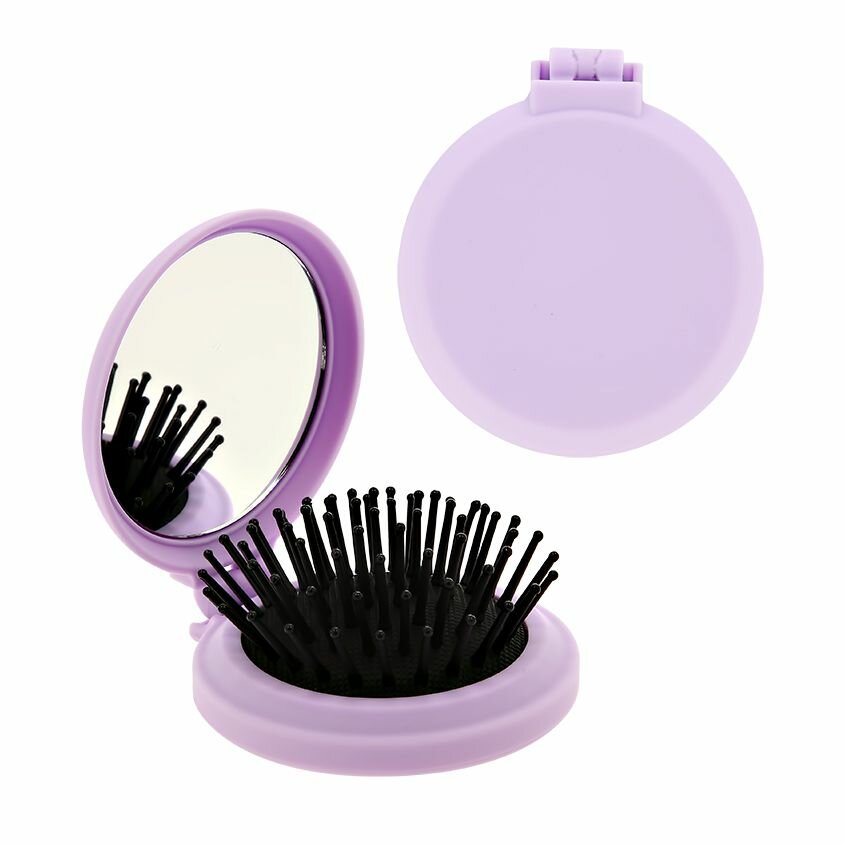 Расческа для волос с зеркалом LADY PINK