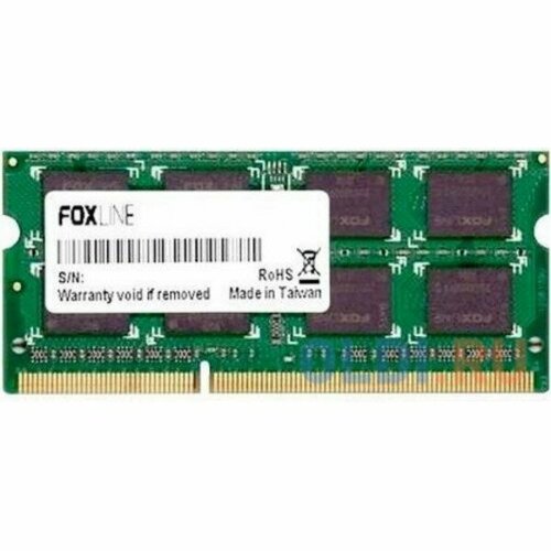 Модуль памяти Foxline SODIMM 8GB 3200 DDR4 ECC CL22 1Gb8 382800₽