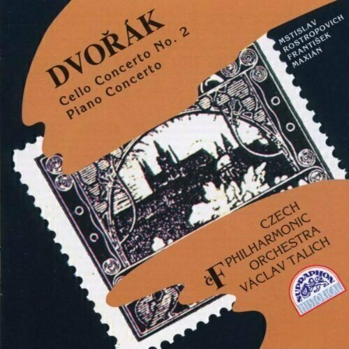 Antonin Dvorak: Cello Concerto No. 2, Piano Concerto. 1 CD mstislav rostropovich dvorak cello concerto vinyl edition