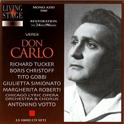 AUDIO CD Verdi - Don Carlo verdi g don carlo teatro comunale di modena 2012