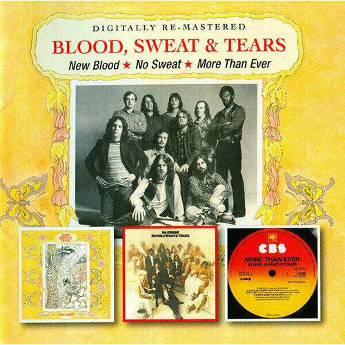 AUDIO CD Blood Sweat and Tears - New Blood / No Sweat / More Than Ever blood sweat and tears greatest hits 1 cd