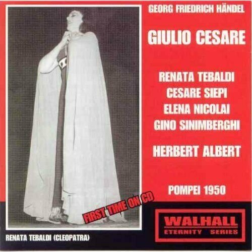 AUDIO CD Handel Giulio Cesare (Teatro Grande Pompei 6-7-1950) audio cd pushee handel arias alcina giulio cesare rinaldo