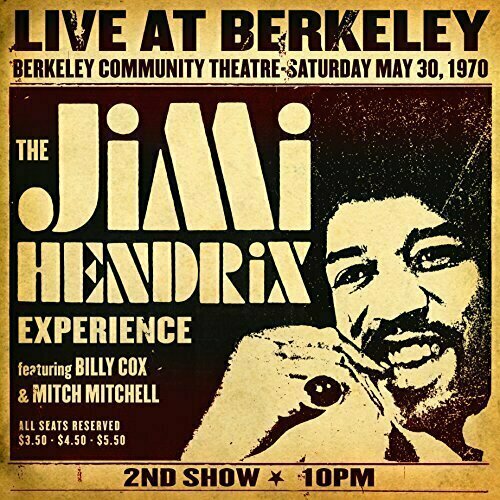 Виниловая пластинка Jimi Hendrix: Live At Berkeley (180g) hendrix jimi live at berkeley 2lp спрей для очистки lp с микрофиброй 250мл набор