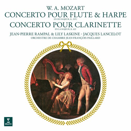 Виниловая пластинка Jean-pierre Rampal, Lily Laskine, Jacques Lancelot, Jean-francois Paillard - Mozart: Flute And Harp Concert. 1 LP