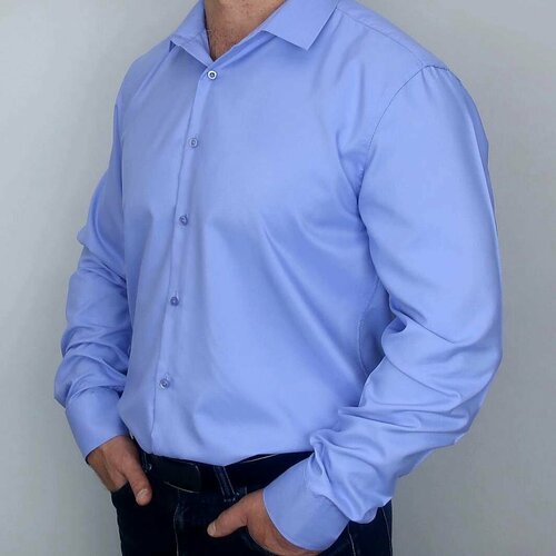 фото Рубашка getoni, размер 4xl, голубой