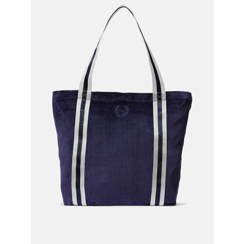 фото Сумка шоппер victoria's secret ribbed velour tote bag, синий