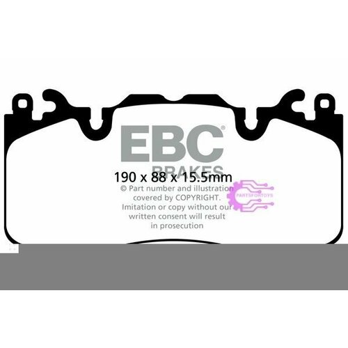 Колодки тормозные DP42064R EBC Yellowstuff