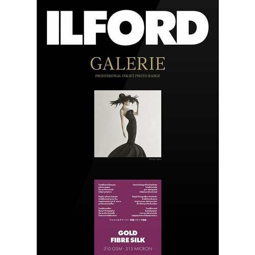 Фотобумага ILFORD Galerie Gold Fiber Silk, 25 листов, A2 - 420мм x 594мм (GA6915420595)