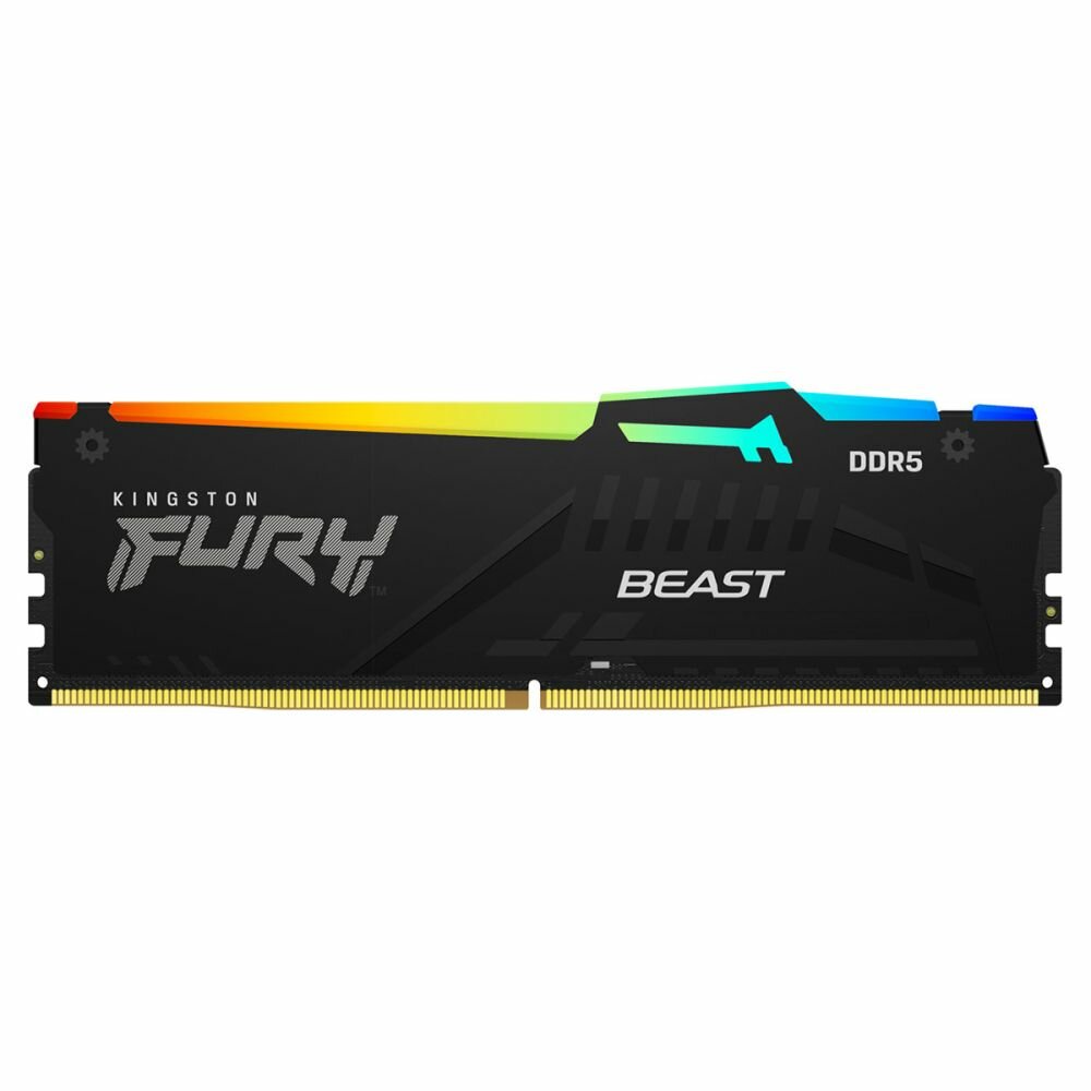 Оперативная память Kingston FURY Beast RGB DDR5 5600 МГц DIMM CL40 KF556C40BBA-8