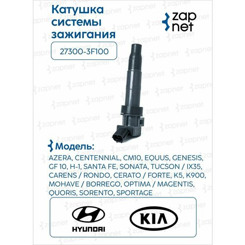 Катушка зажигания Hyundai ix35, Tucson, Sonata, Santa Fe